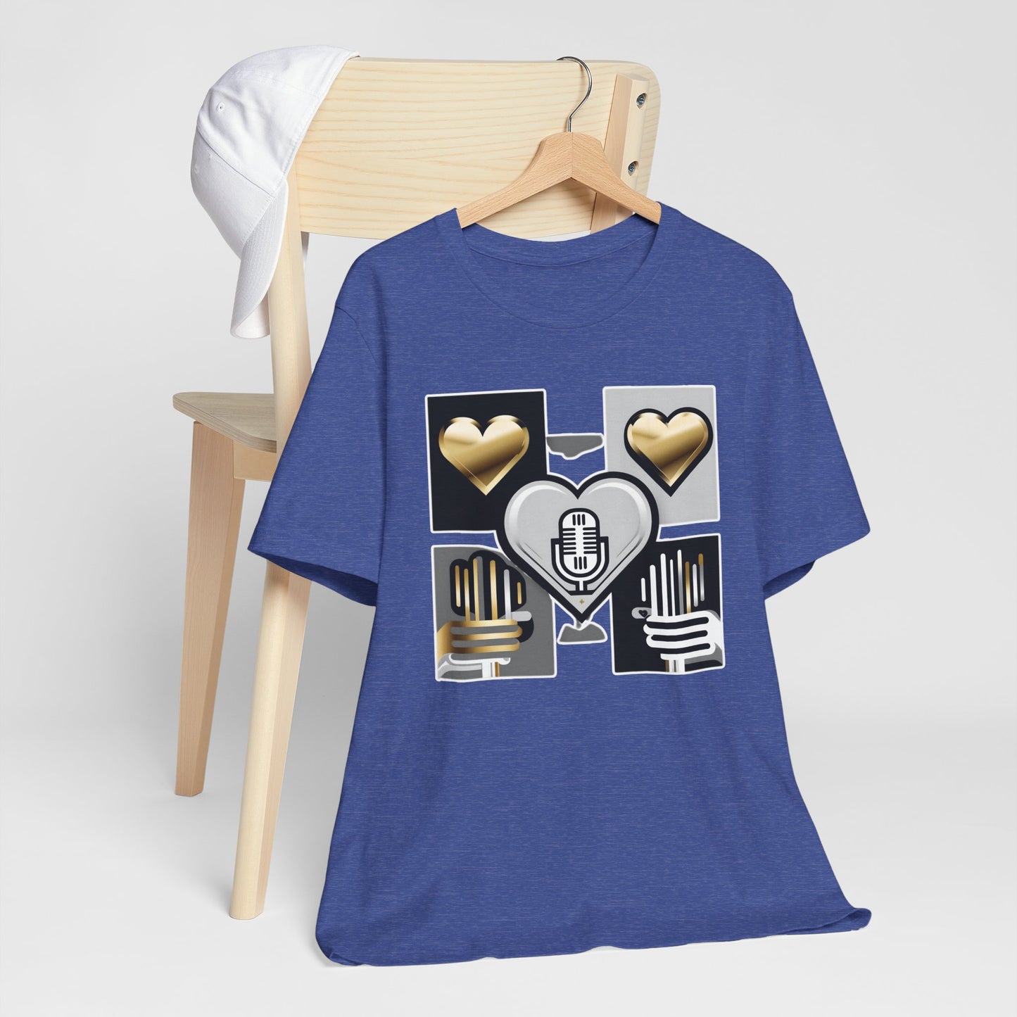 Gold Heart Kpop T-Shirt