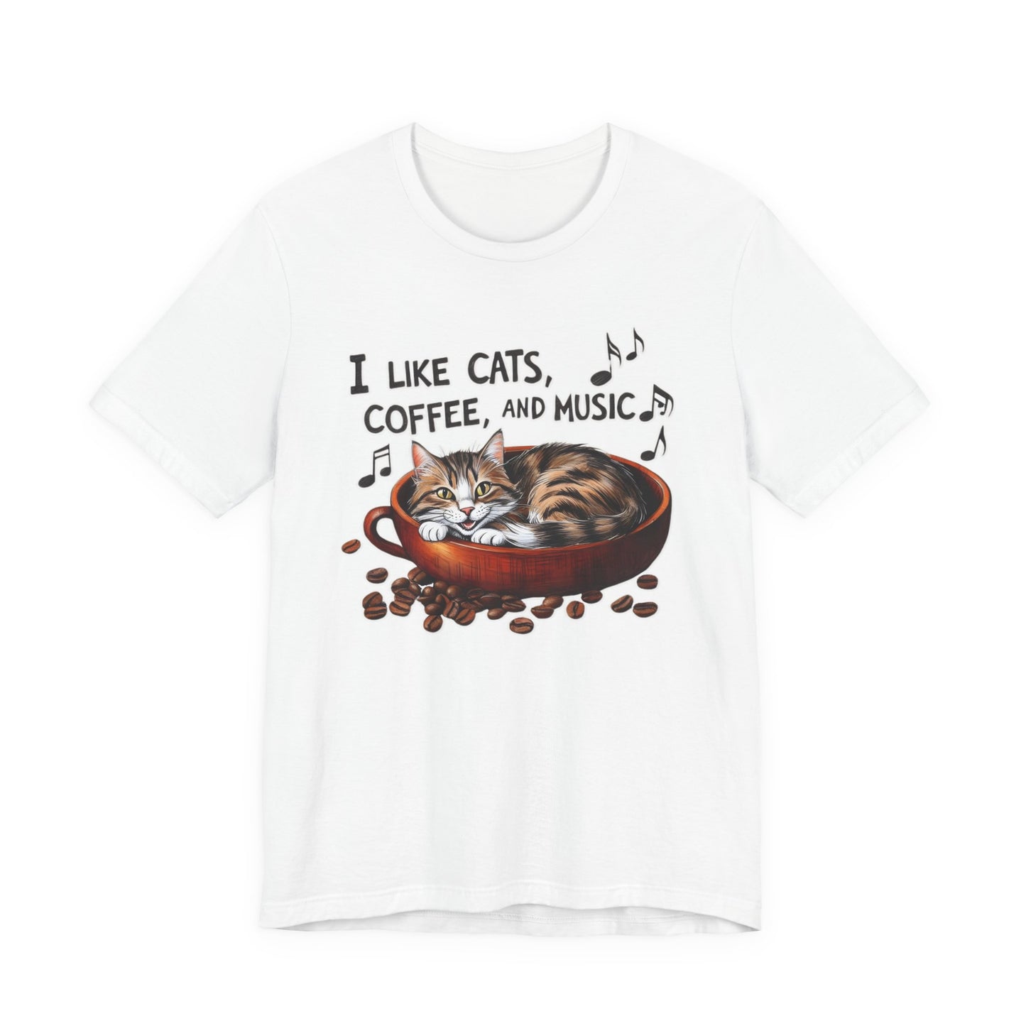 Coffee, Cats and Music IV T-Shirt