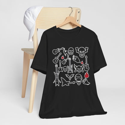 Instruments Over Skulls T-Shirt