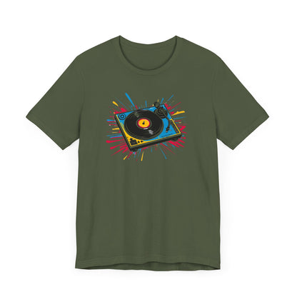 Colorful Vinyl Record T-Shirt