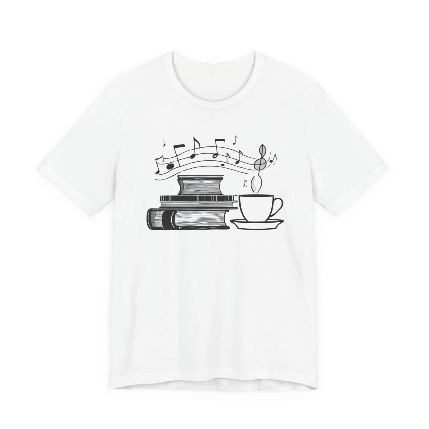 Book, Coffee and Music T-Shirt