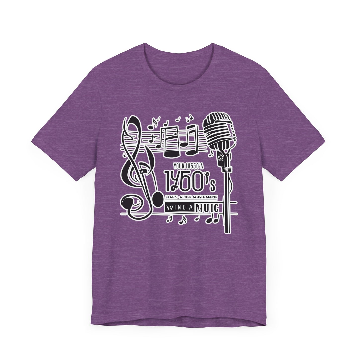 Music Note and Microphone T-Shirt