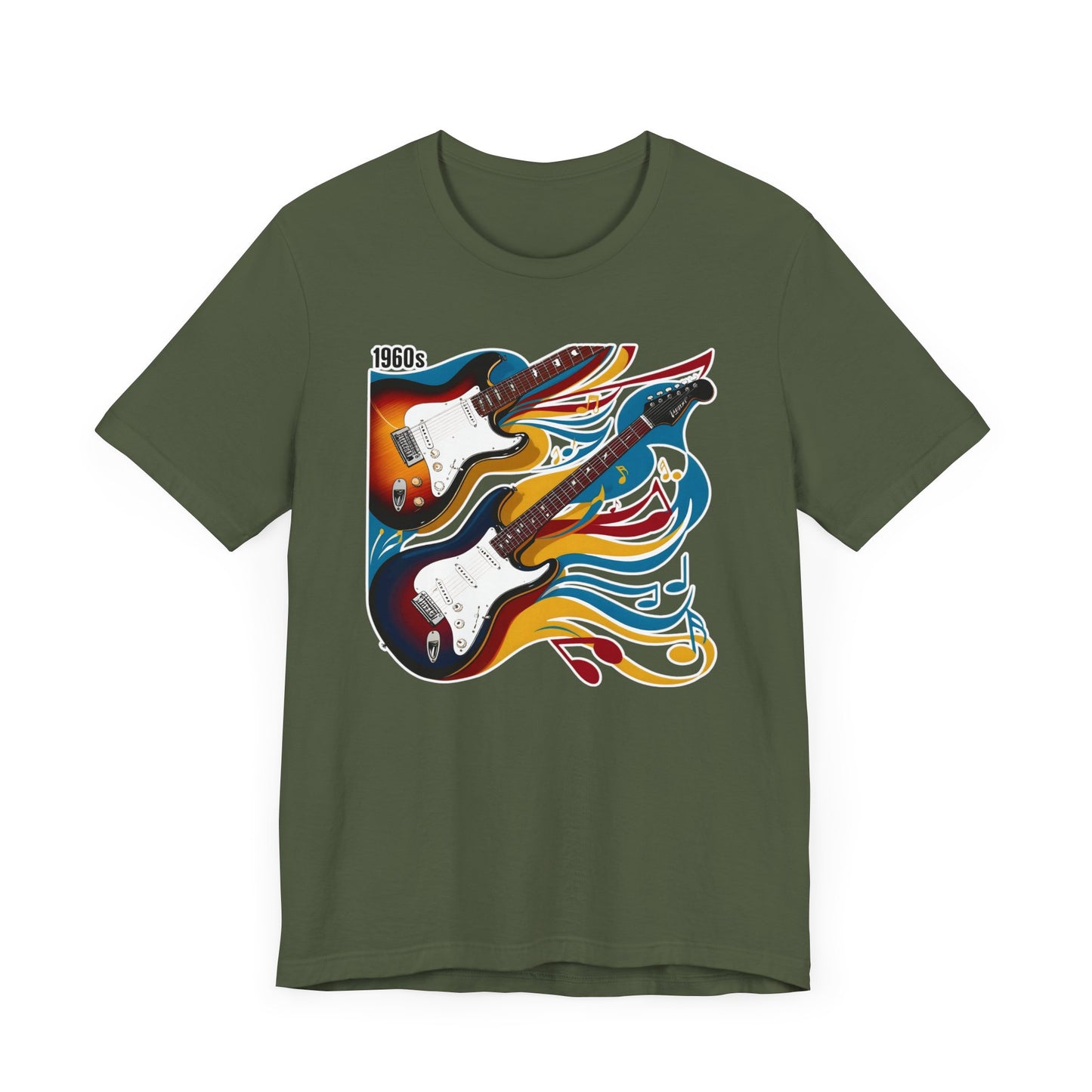 Two Colorful Guitars T-Shirt