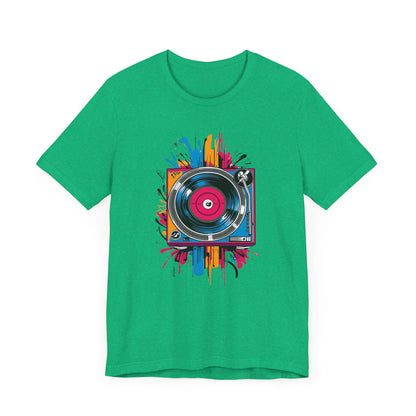 Neon Vinyl Record T-Shirt