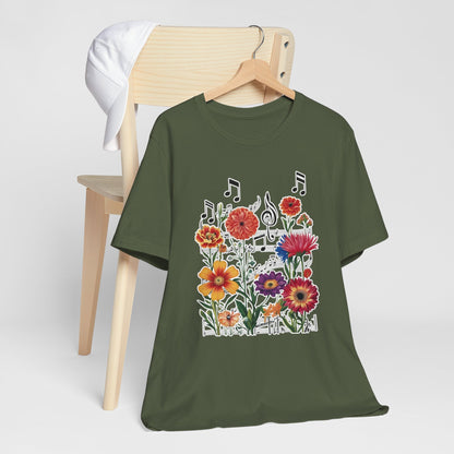Flower and Music III T-Shirt