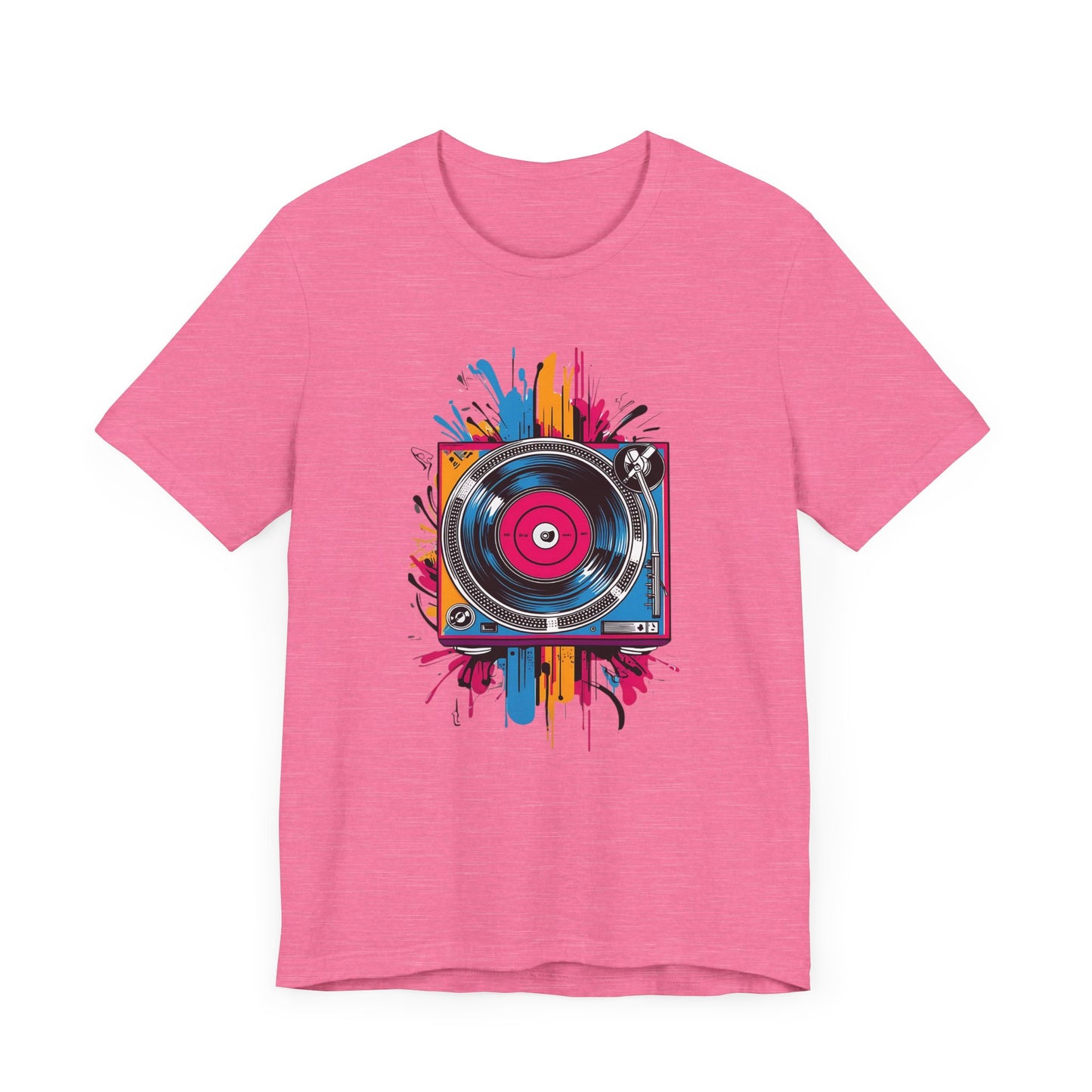 Neon Vinyl Record T-Shirt