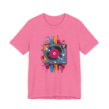 Neon Vinyl Record T-Shirt