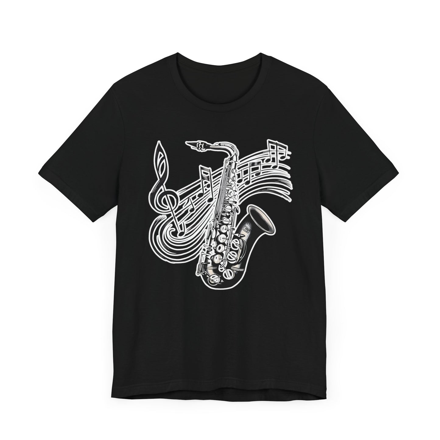 Note Saxophone T-Shirt