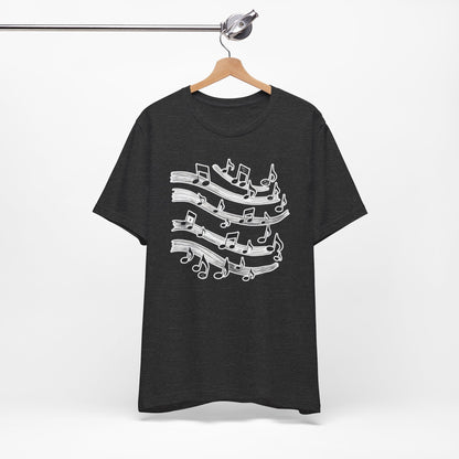Music Notes Wave T-Shirt
