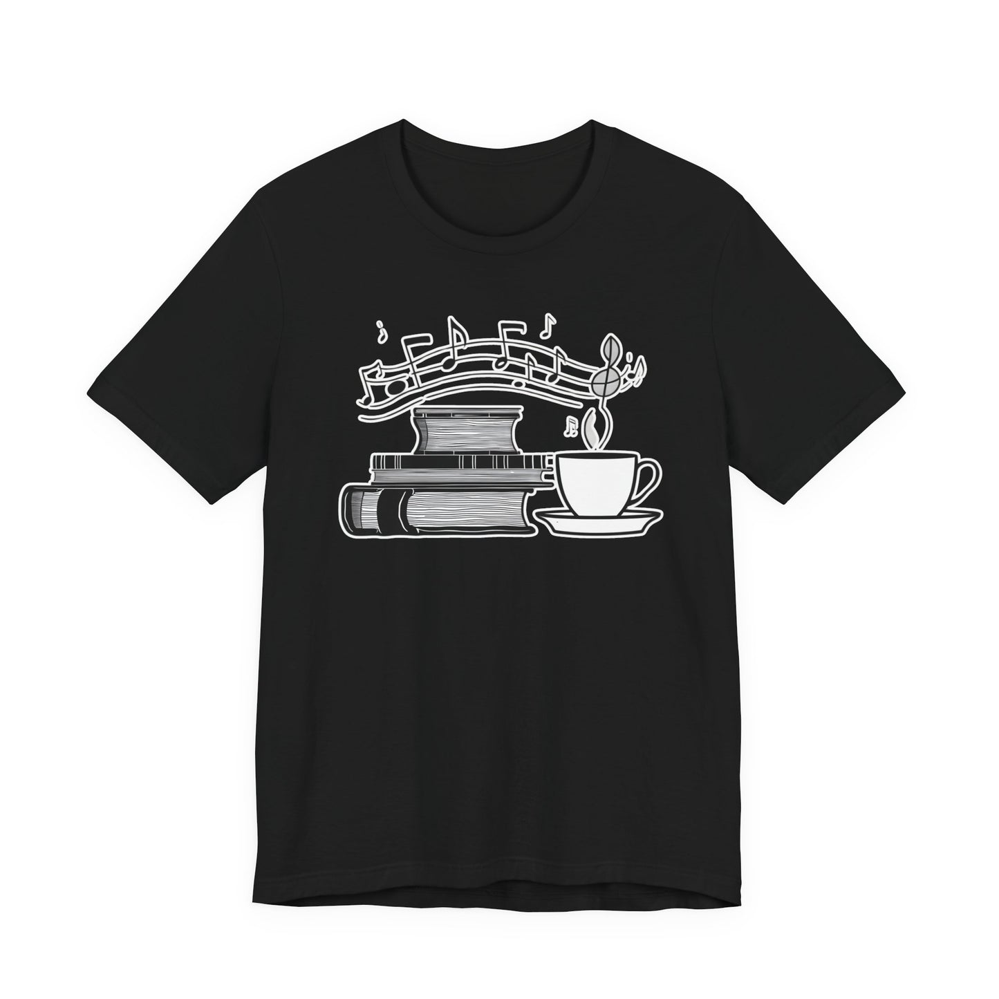 Book, Coffee and Music T-Shirt
