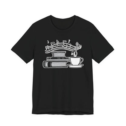 Book, Coffee and Music T-Shirt