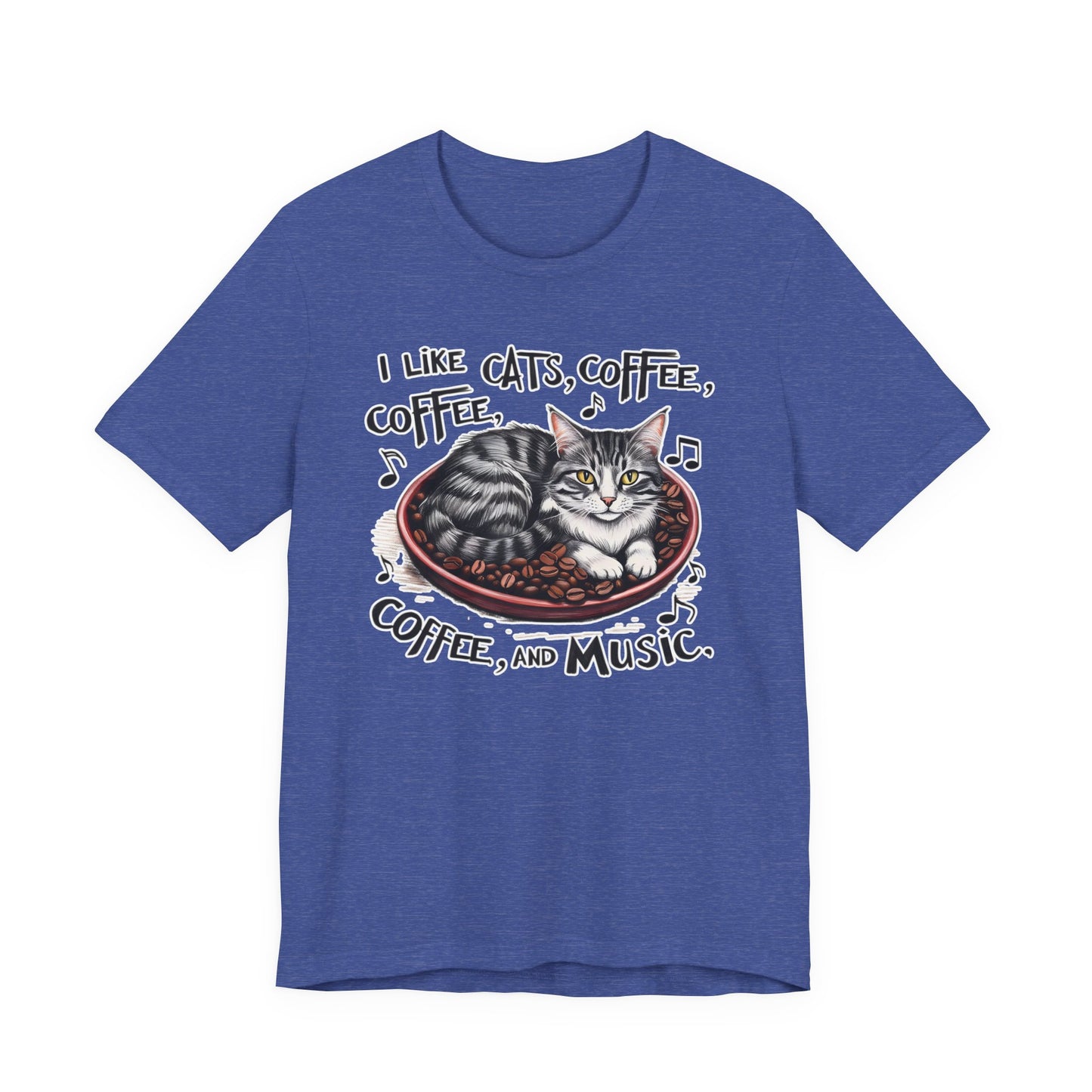Coffee, Cats and Music III T-Shirt