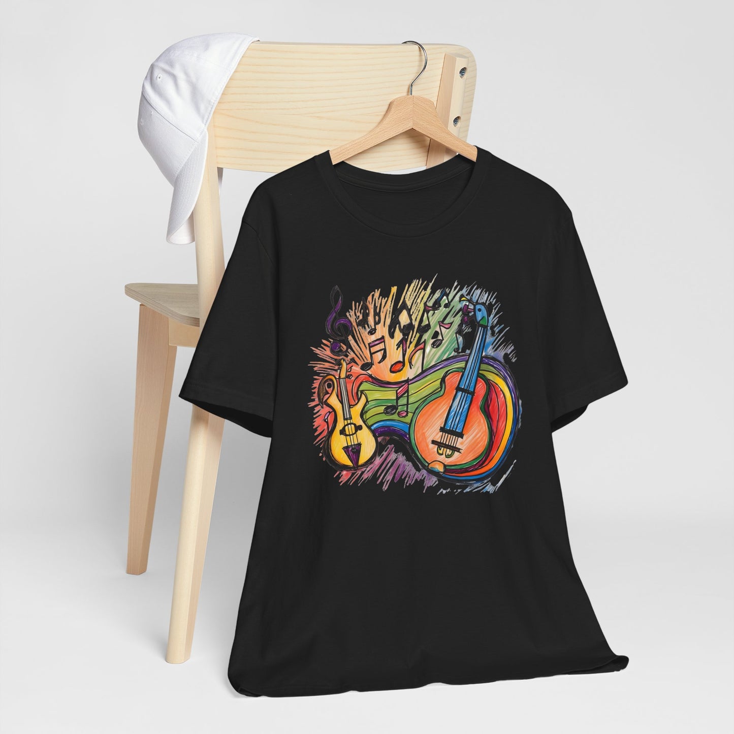 Color Guitars and Notes T-Shirt