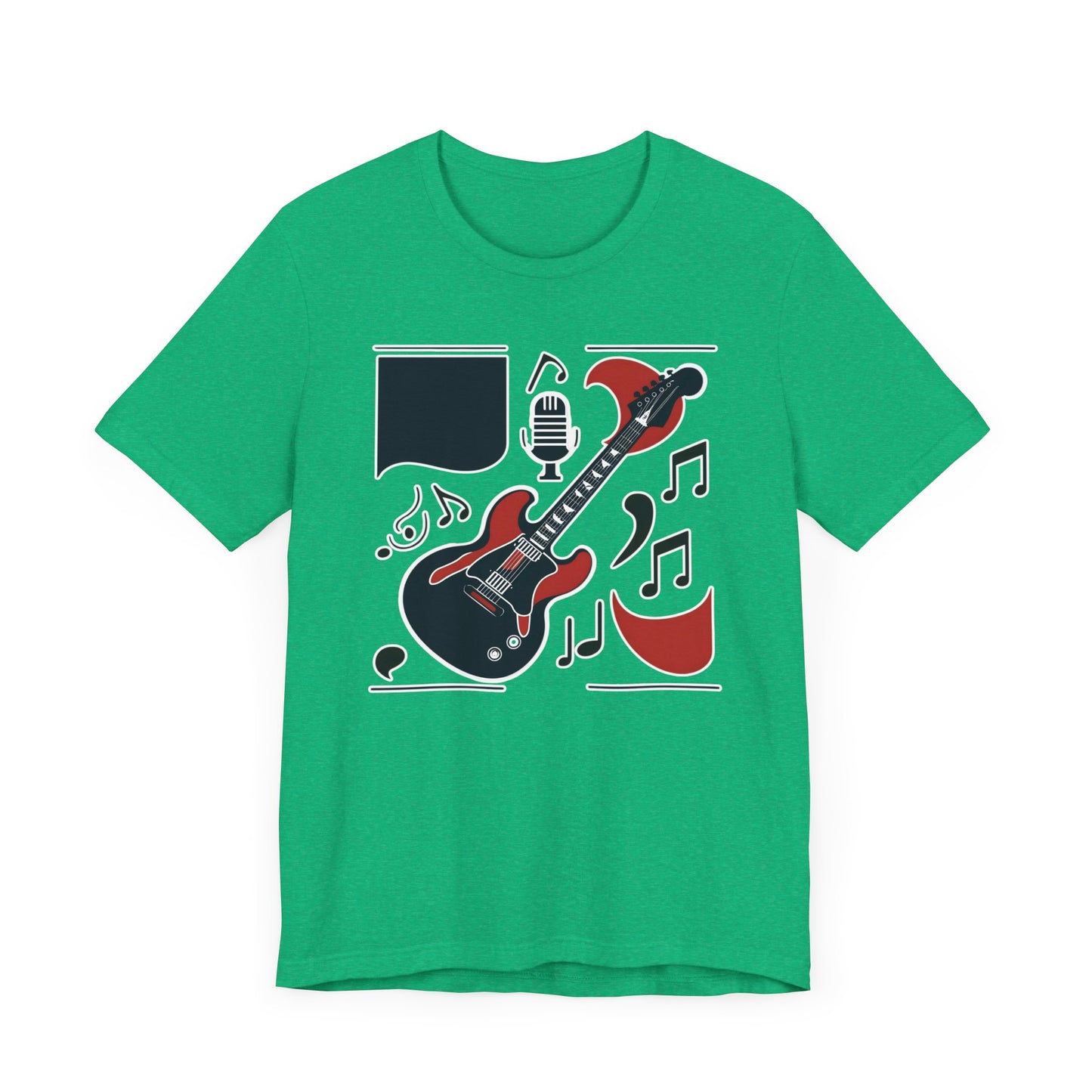 Black & Red Guitar T-Shirt