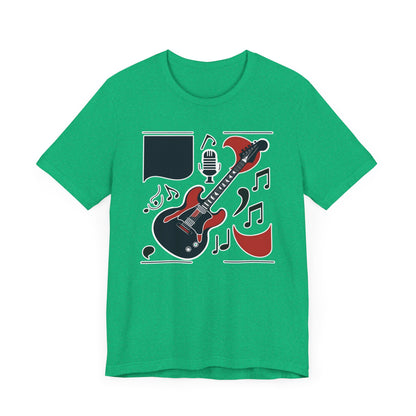 Black & Red Guitar T-Shirt