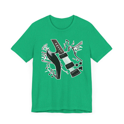 Black and White Guitar T-Shirt