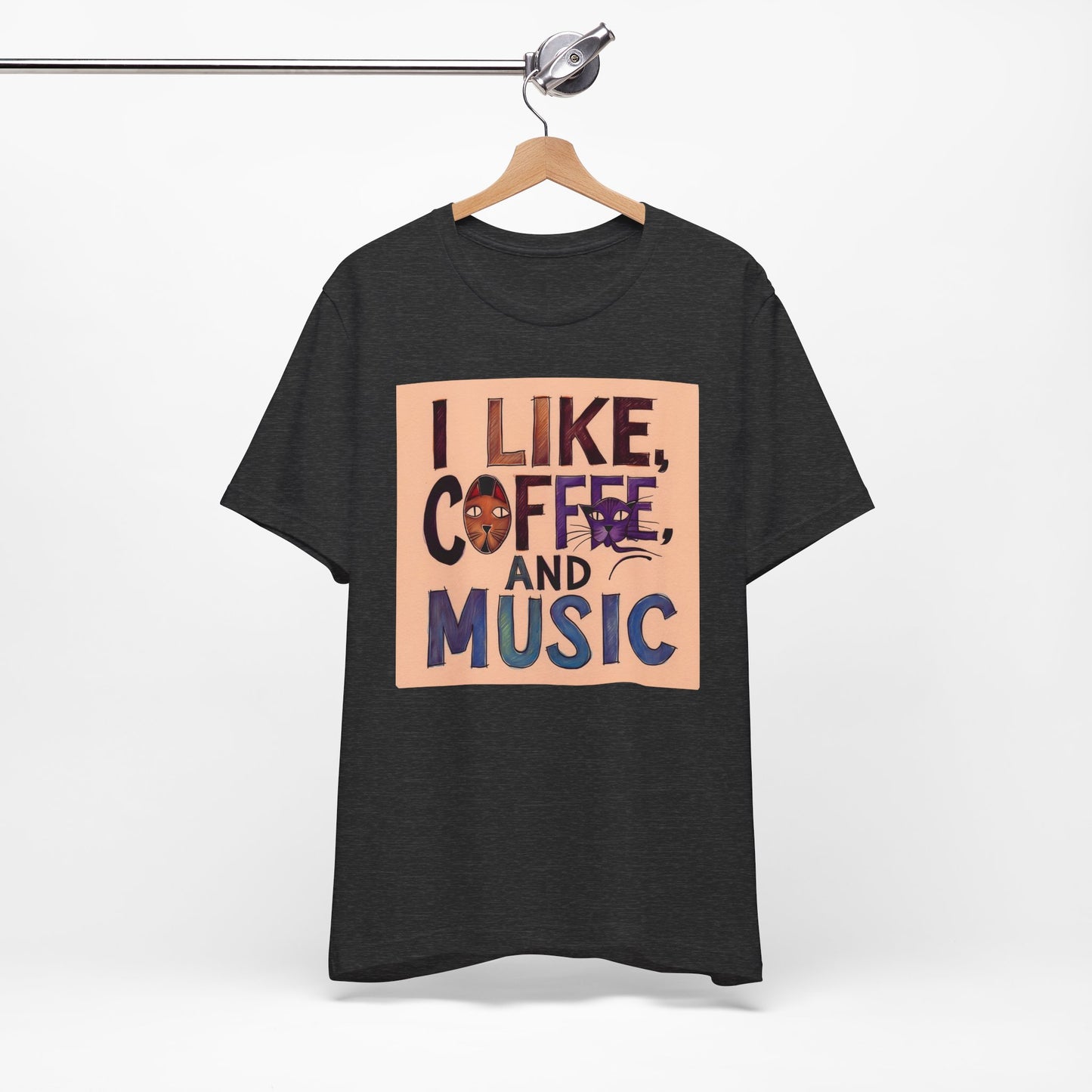 Coffee, Cats and Music VI T-Shirt