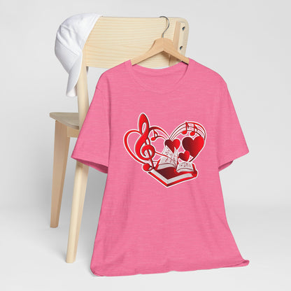Heart, Music and Books T-Shirt