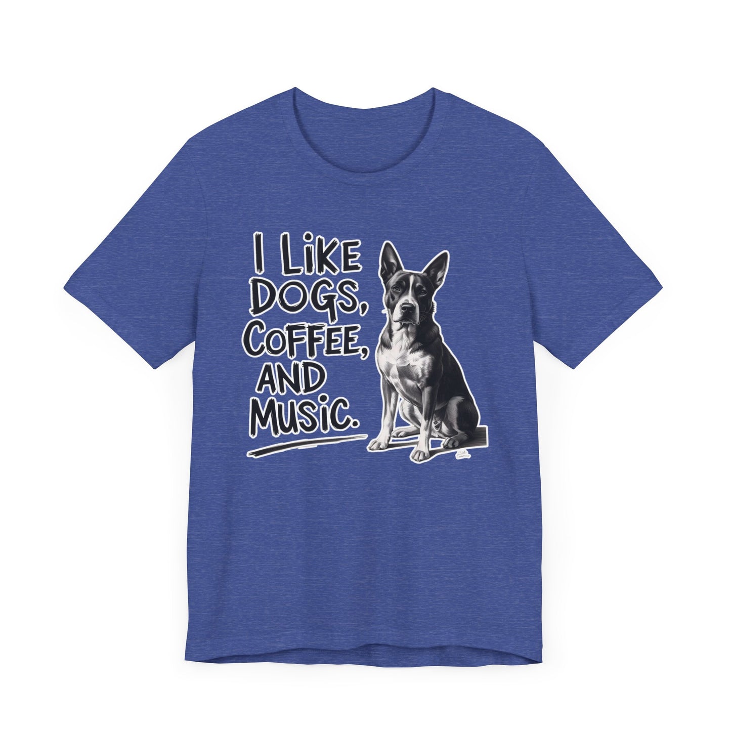 Dog, Coffee and Music T-Shirt
