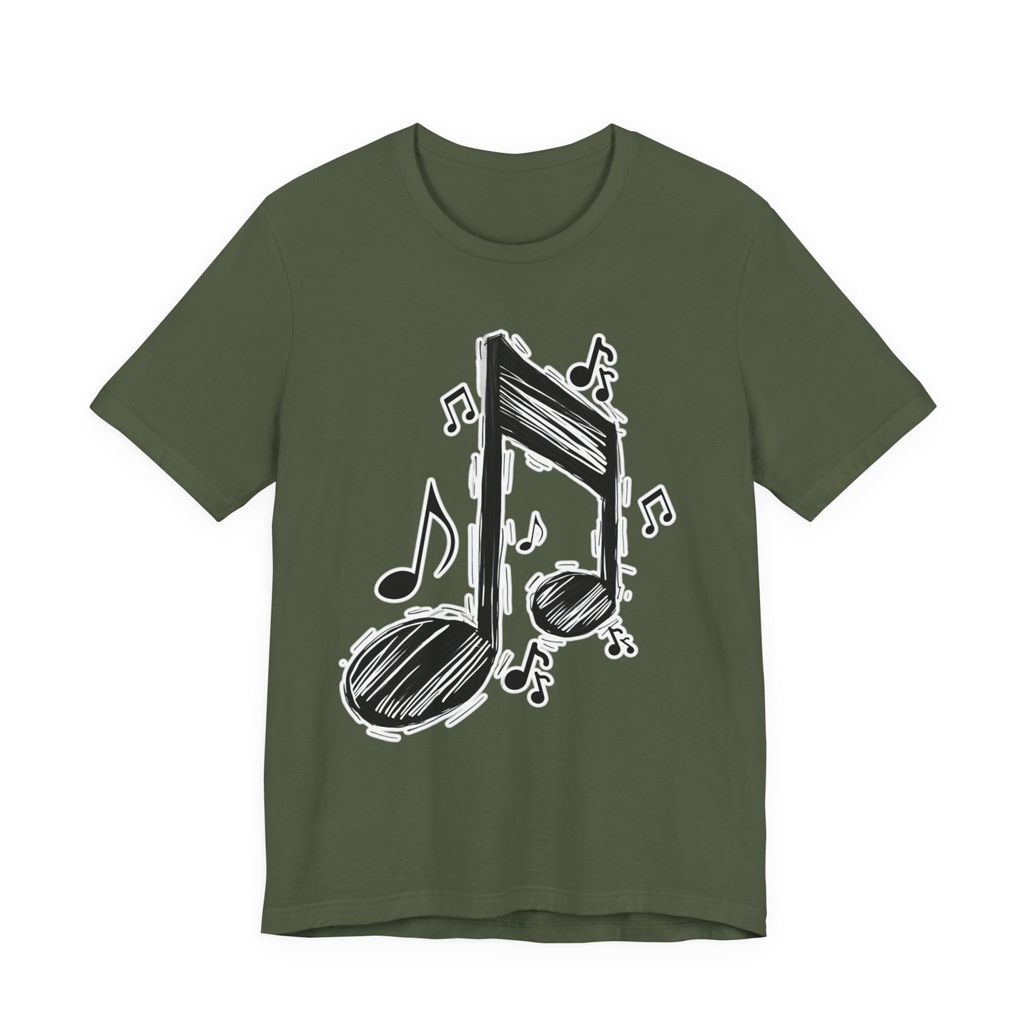 Slanted Beamed Eight Note T-Shirt