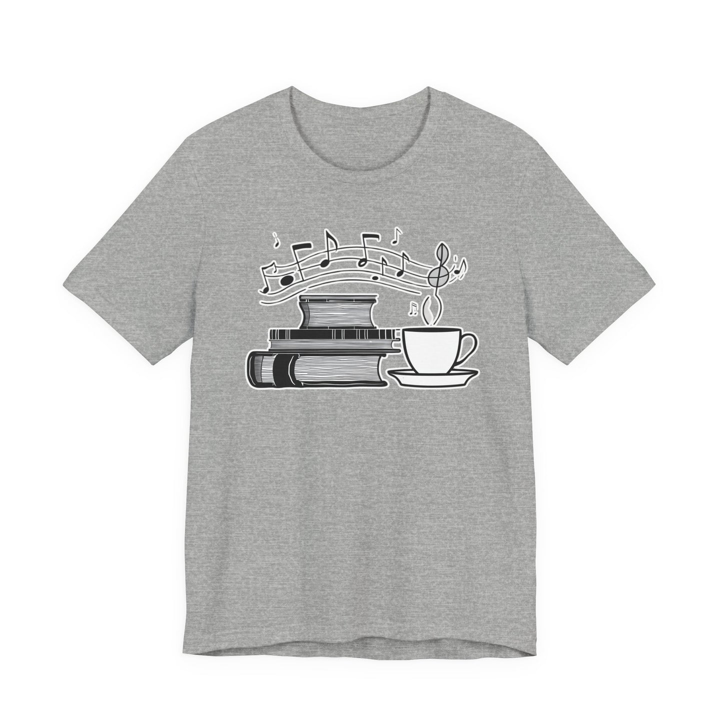 Book, Coffee and Music T-Shirt