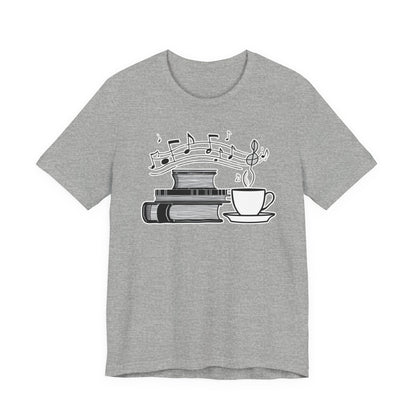 Book, Coffee and Music T-Shirt