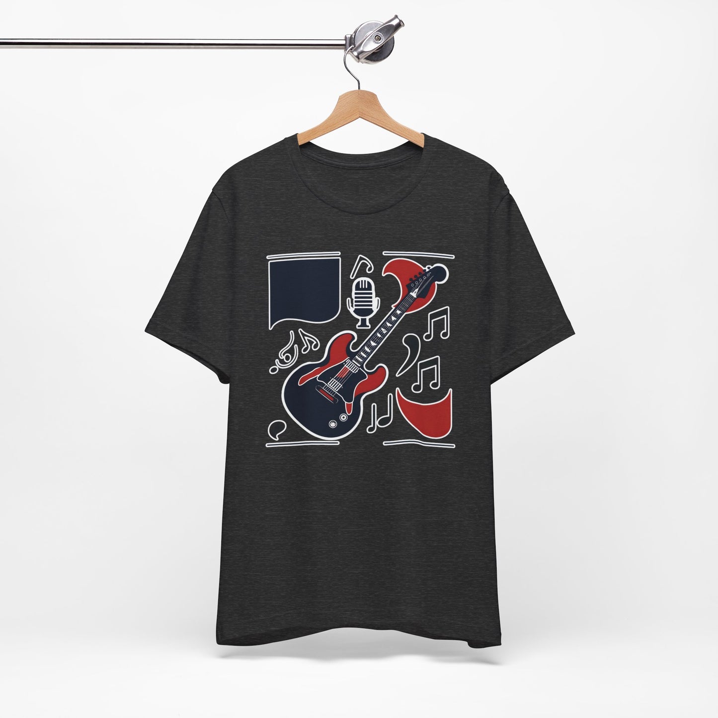 Black & Red Guitar T-Shirt