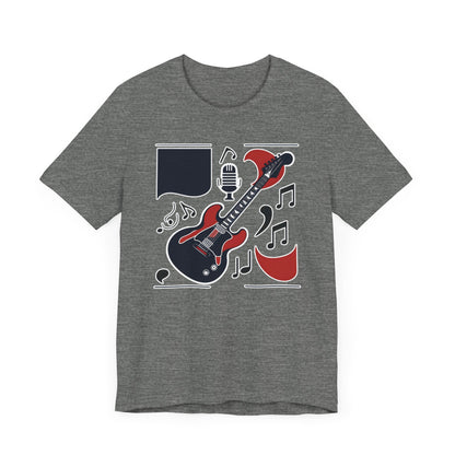 Black & Red Guitar T-Shirt