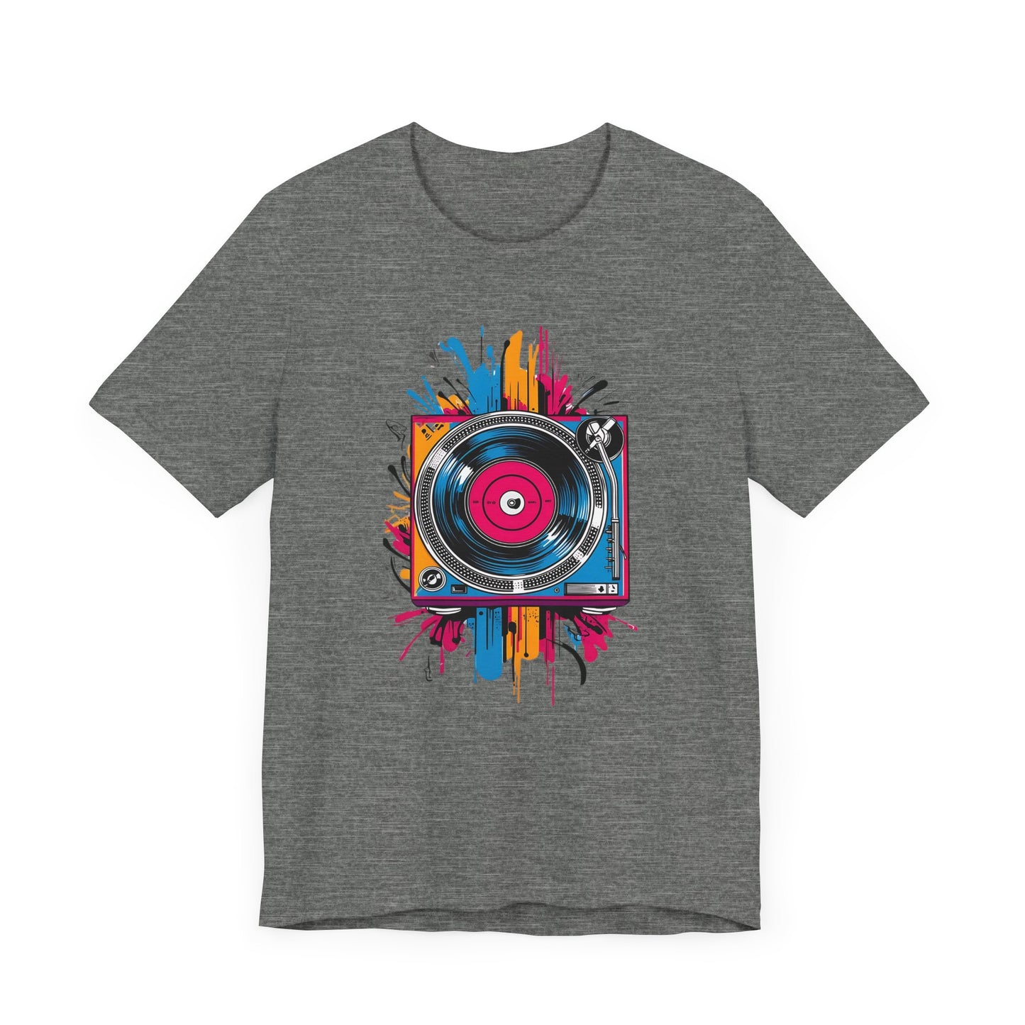 Neon Vinyl Record T-Shirt
