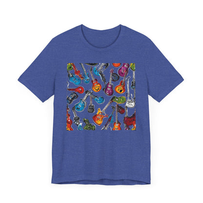 Colorful Multiple Guitars T-Shirt