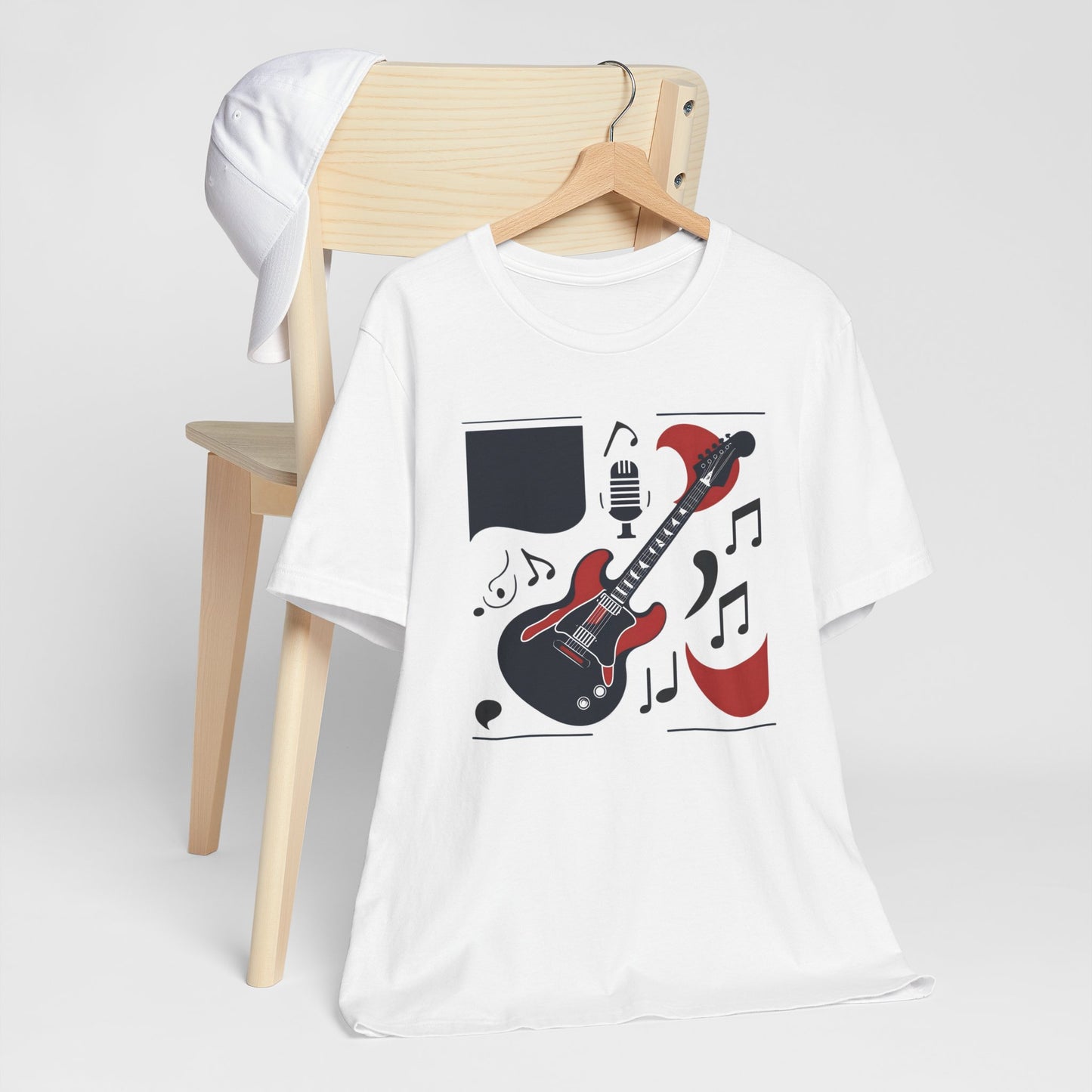 Black & Red Guitar T-Shirt