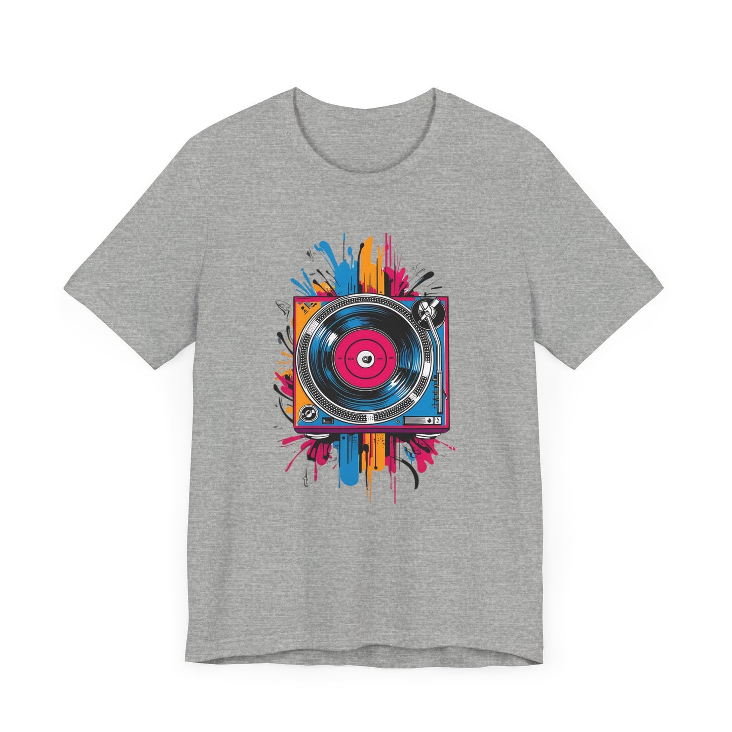 Neon Vinyl Record T-Shirt