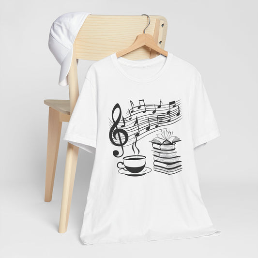 Book, Coffee and Music III T-Shirt