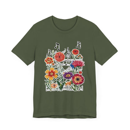 Flower and Music III T-Shirt