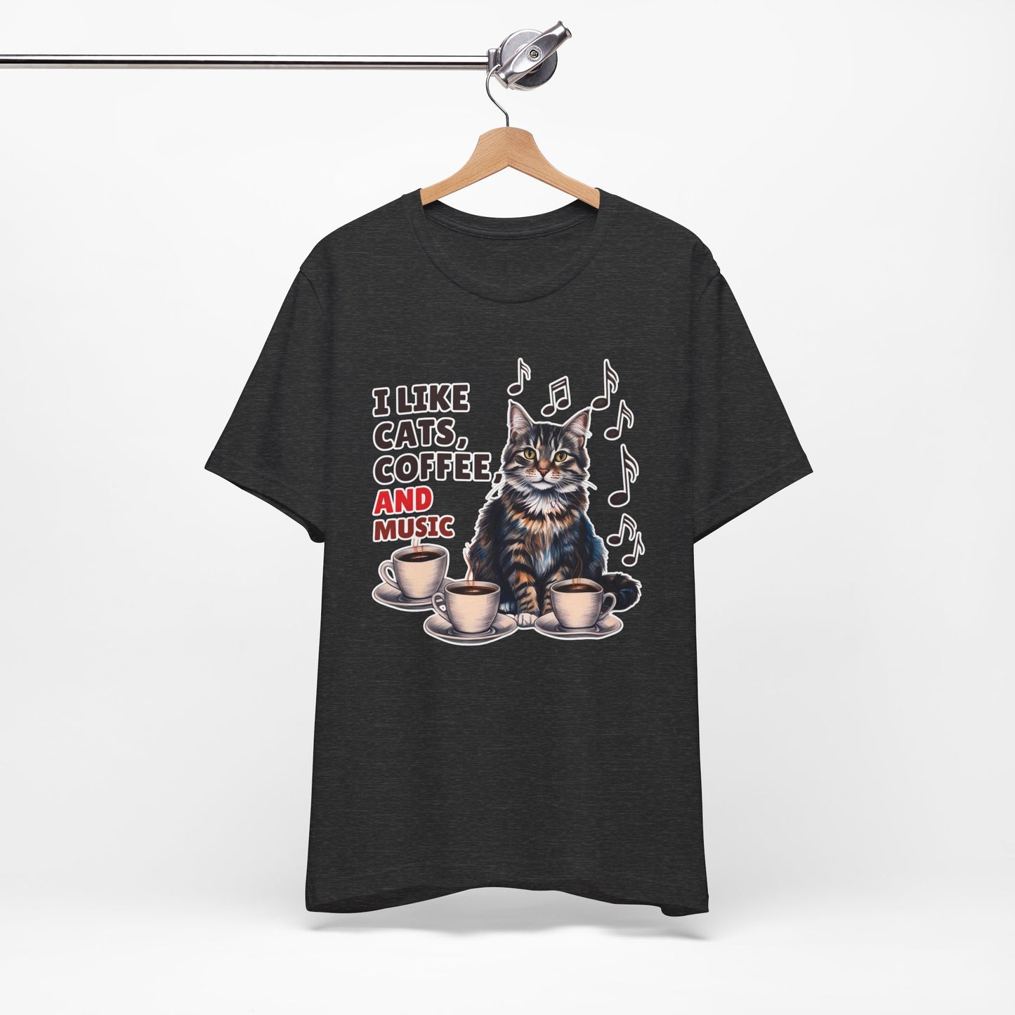 Coffee, Cats and Music II T-Shirt