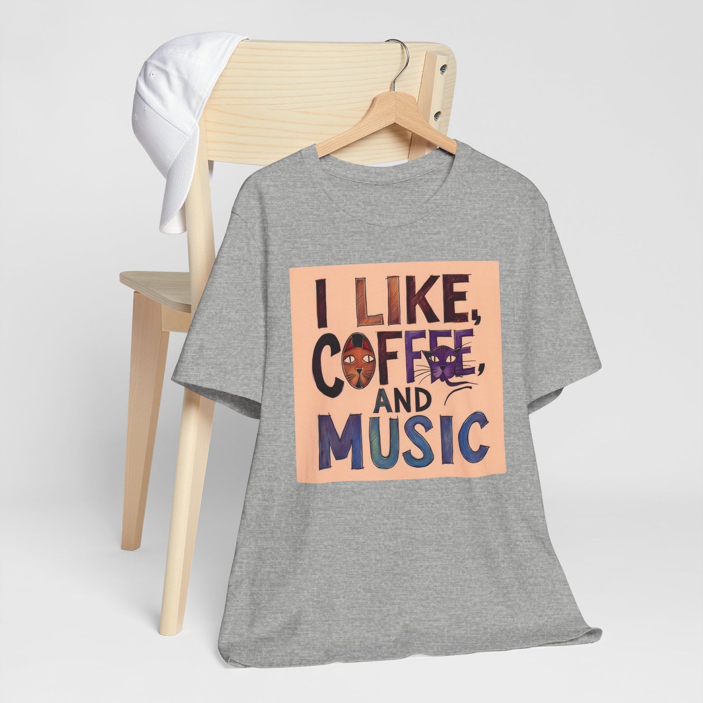 Coffee, Cats and Music VI T-Shirt
