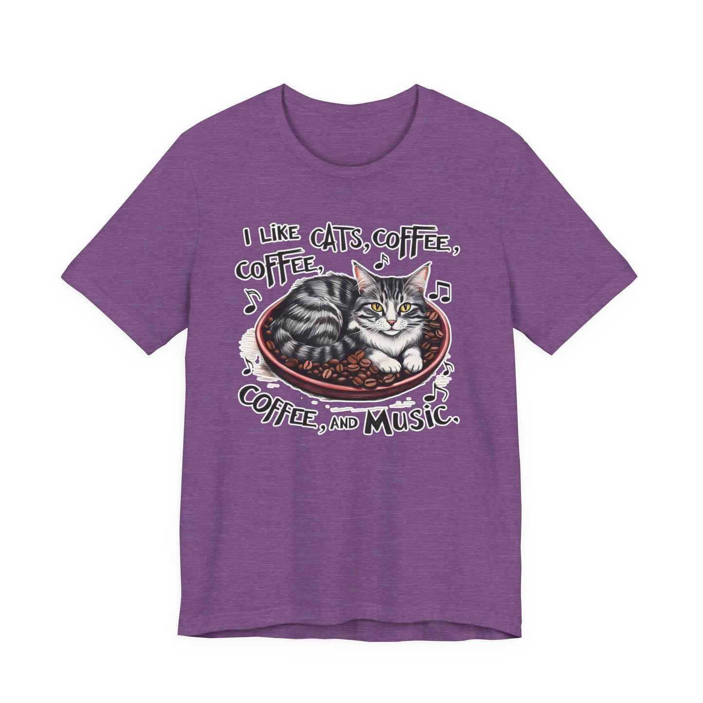 Coffee, Cats and Music III T-Shirt