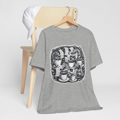 Dragons and Coffee V T-Shirt