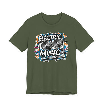 Gray Vinyl Record T-Shirt