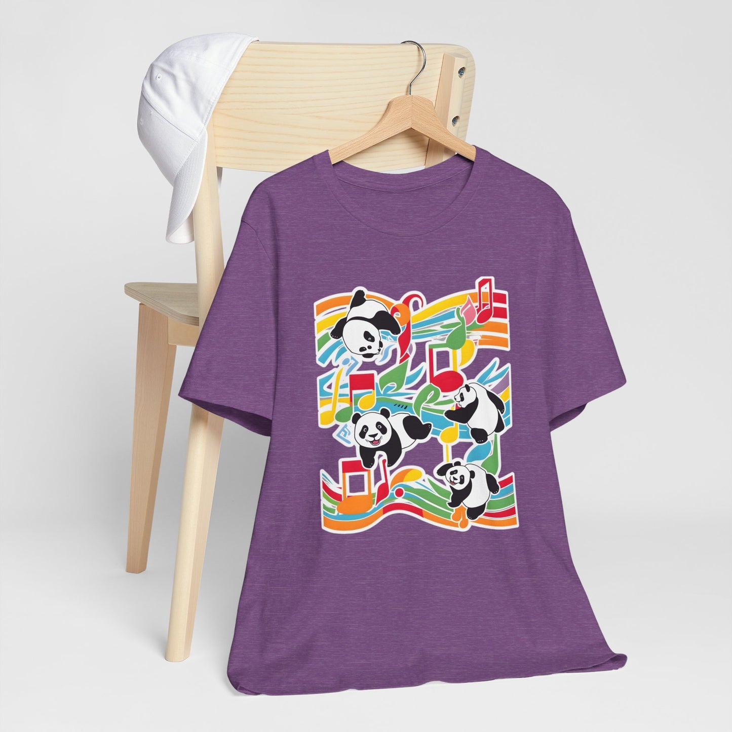 Colorful Panda V T-Shirt