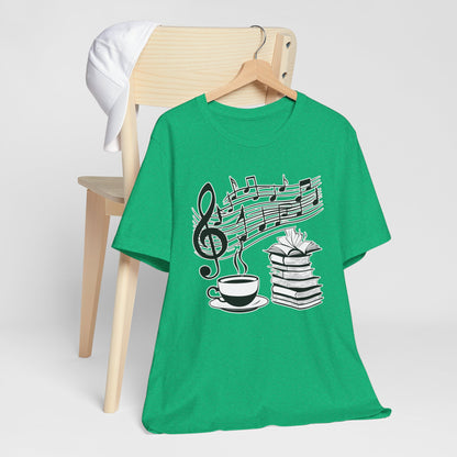Book, Coffee and Music III T-Shirt