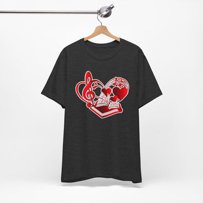 Heart, Music and Books II T-Shirt
