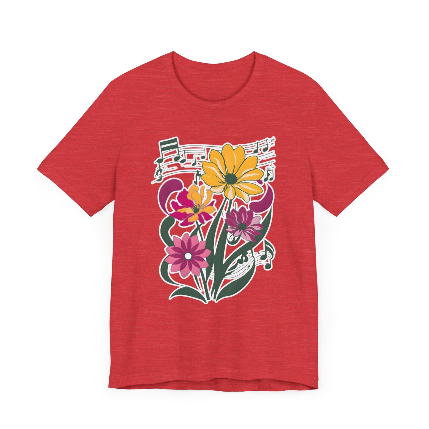 Flower and Music X T-Shirt