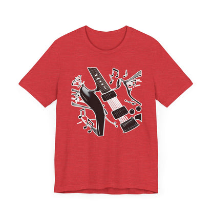 Black and White Guitar T-Shirt
