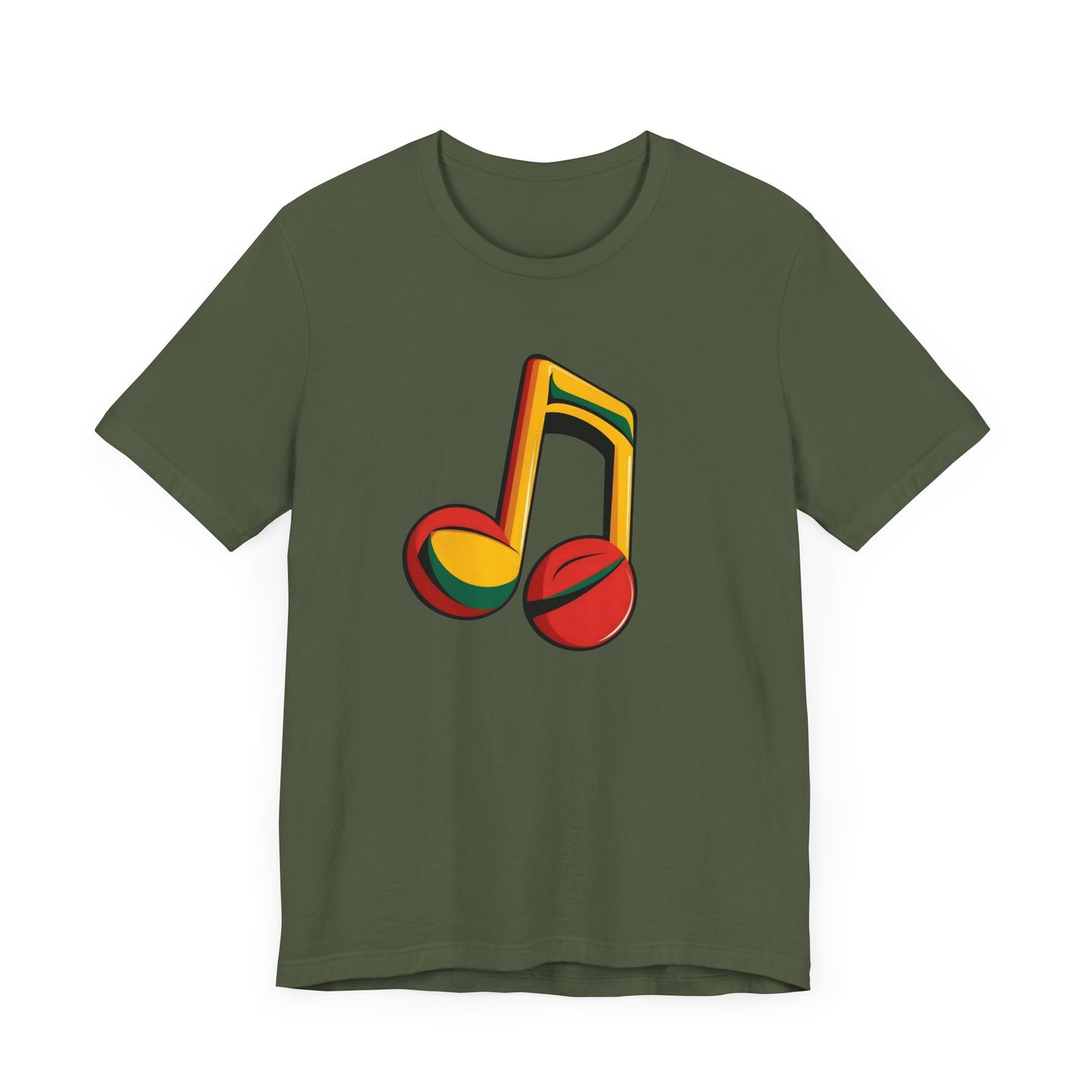 Colorful Music Note T-Shirt