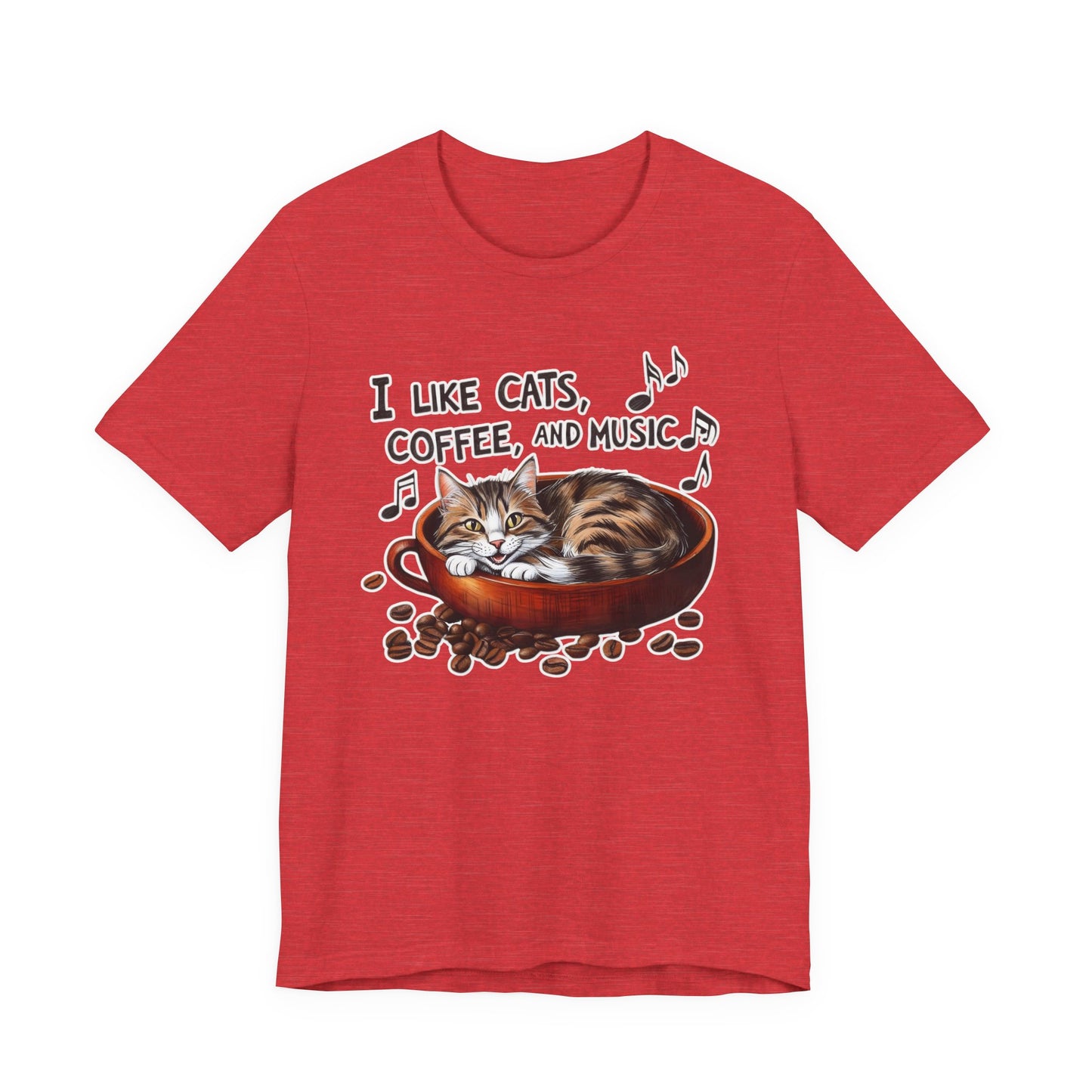 Coffee, Cats and Music IV T-Shirt
