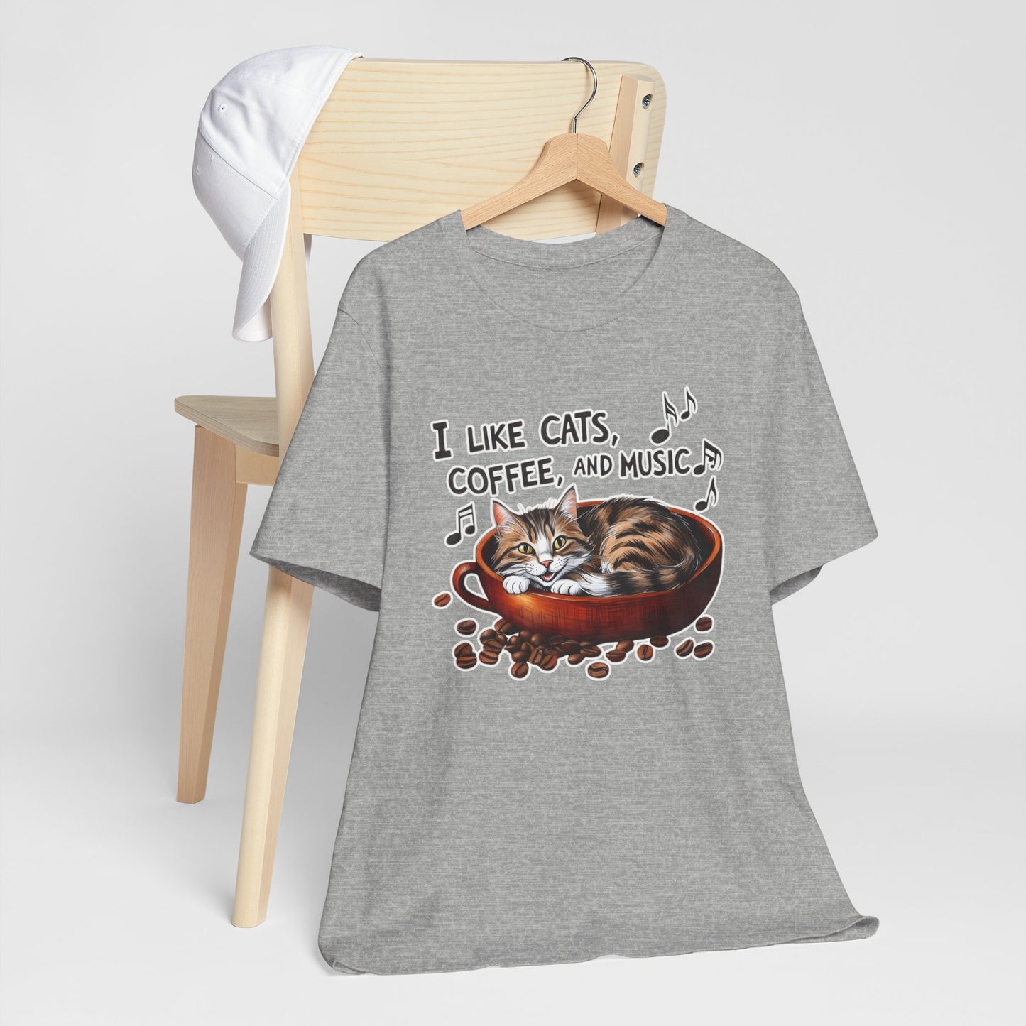 Coffee, Cats and Music IV T-Shirt