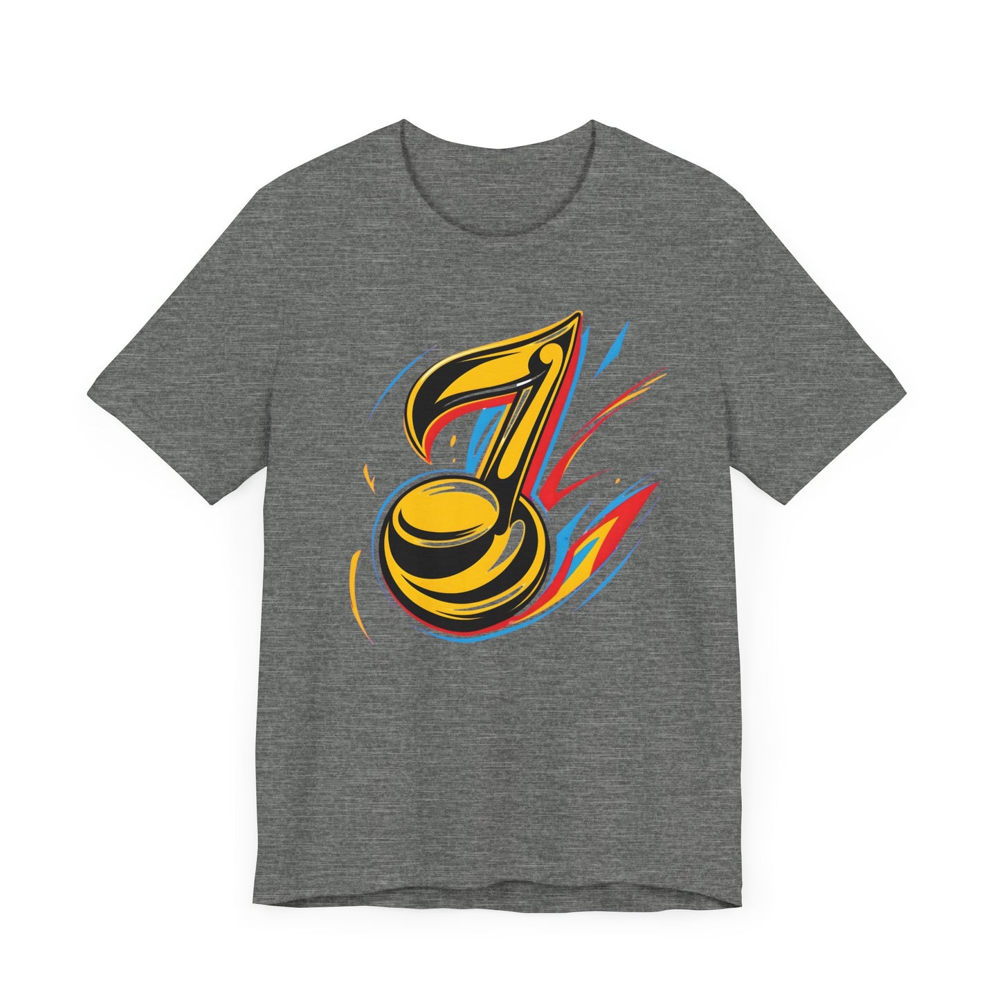 Gold and Pink Music Note T-Shirt