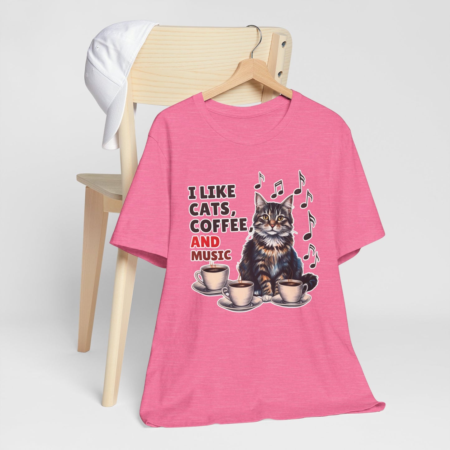 Coffee, Cats and Music II T-Shirt