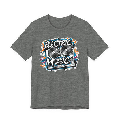 Gray Vinyl Record T-Shirt